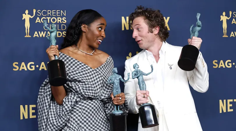 Jessica Williams Playfully Calls Out 'Shrinking' Co-Star Harrison Ford During SAG Awards