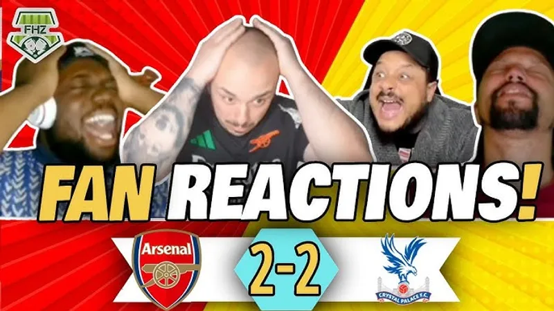Arsenal and Palace Trade Blows and Words in Gritty Emirates Draw