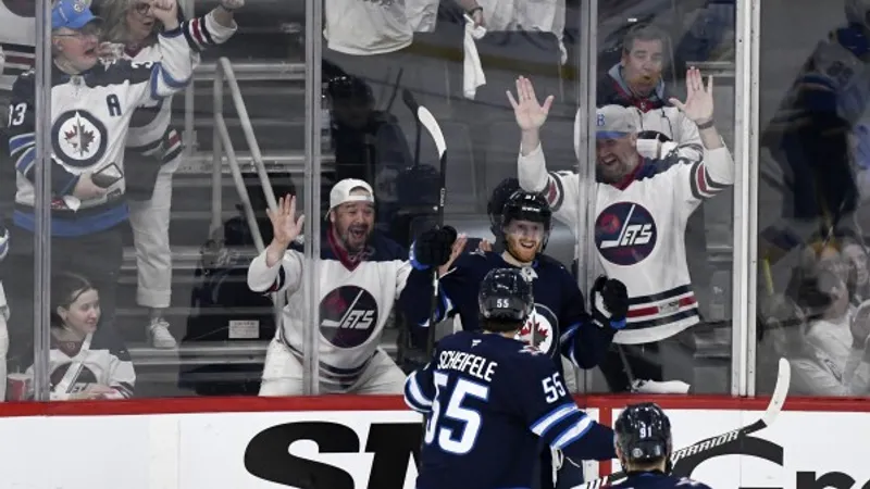 Jets Rally with Gutsy Team Effort After Scheifele’s Exit in Game 5 Thriller Against Blues