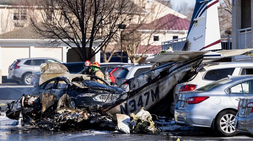 Plane crashes into Pennsylvania retirement community parking lot