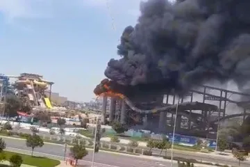Major Fire Breaks Out at Yas Waterworld