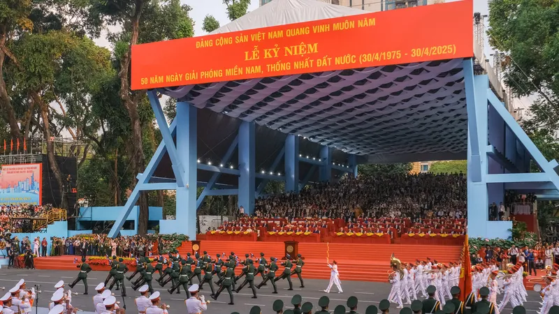 Ho Chi Minh City Marks 50 Years Since Saigon’s Fall with Massive Parade