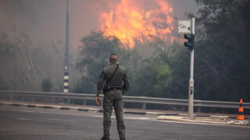 Israel Grapples with Ferocious Wildfires Amid Scorching Heat