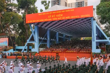Ho Chi Minh City Marks 50 Years Since Saigon’s Fall with Massive Parade