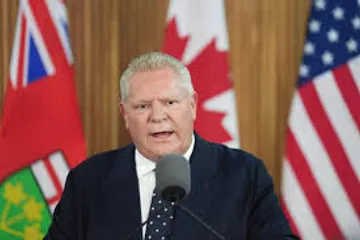 Ontario Premier Warns of Cutting Power Exports to U.S. Over Tariff Dispute