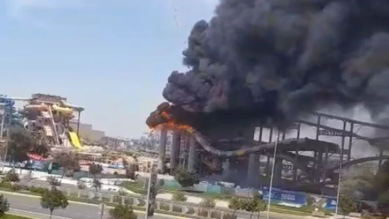 Major Fire Breaks Out at Yas Waterworld