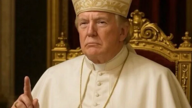 Trump Faces Firestorm Over AI-Generated Pope Image